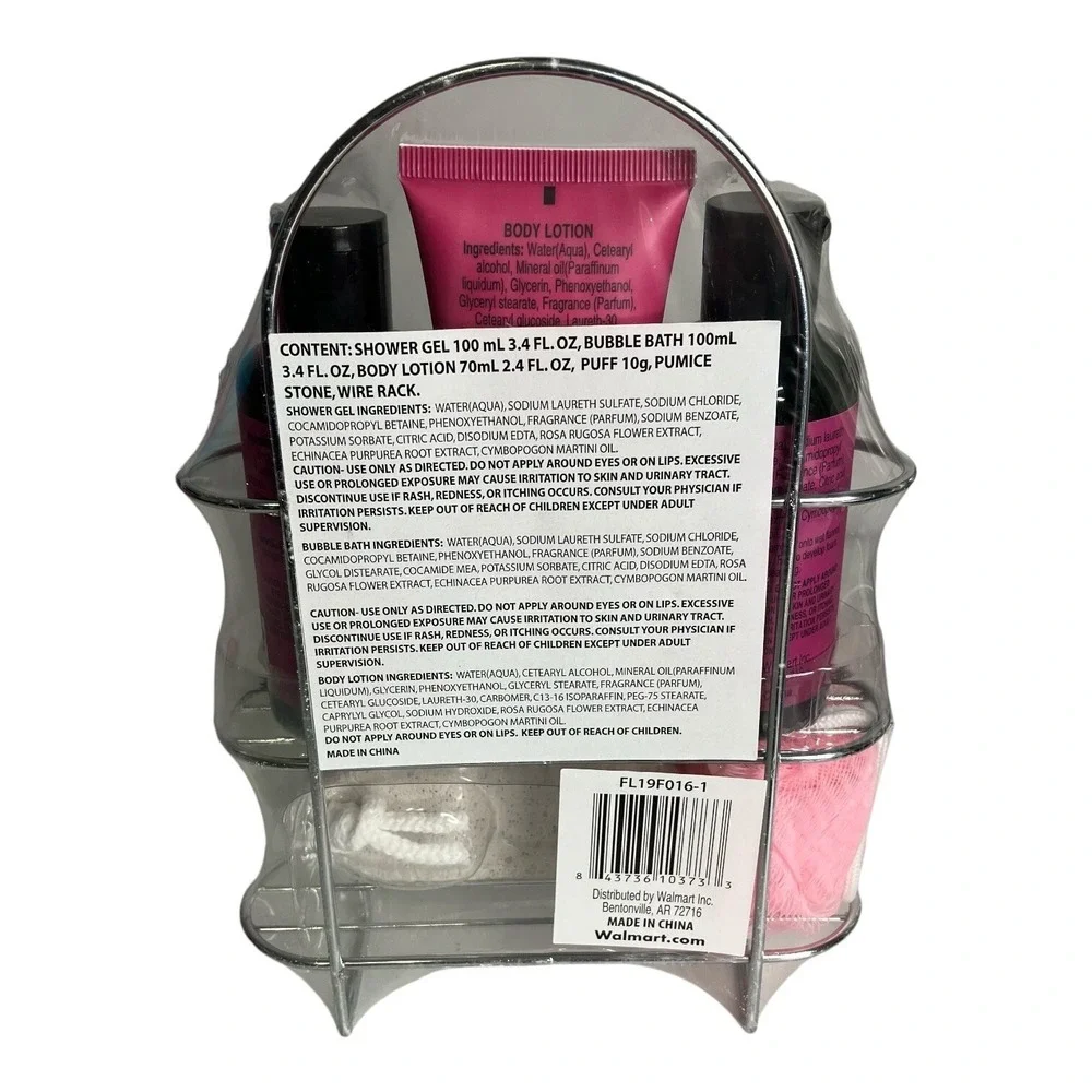 Bloomfield Relaxing Rose Shower Gel‎ Bubble Bath Body Lotion Set